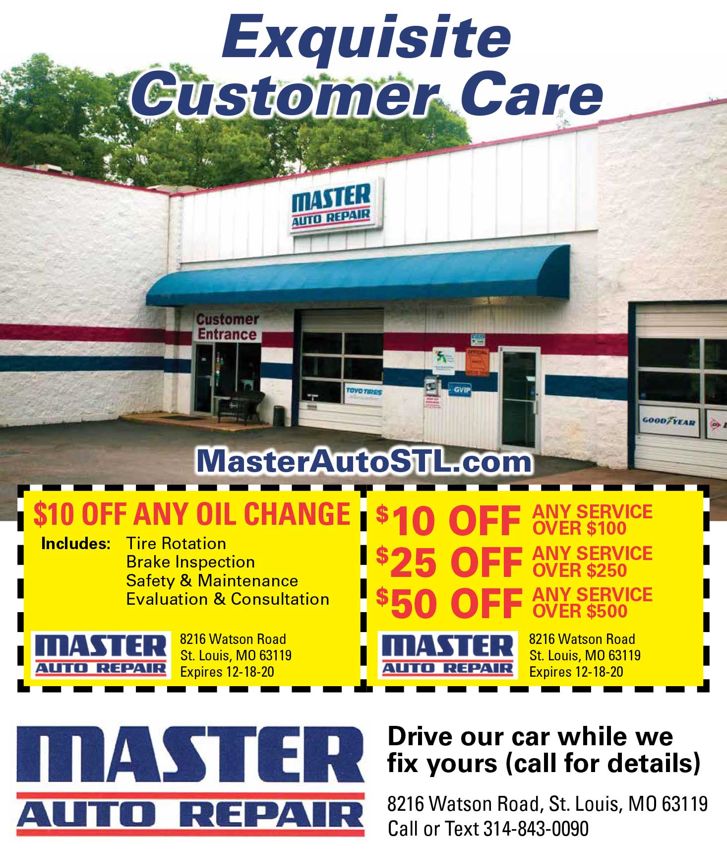 Coupons Discounts Master Auto Repair Of Webster Groves